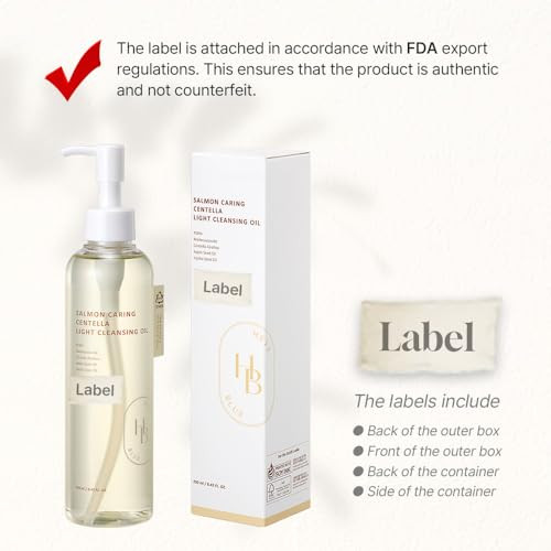 Heveblue Salmon Caring Centella Light Cleansing Oil Salmon Pdrn Salmon Egg Extract