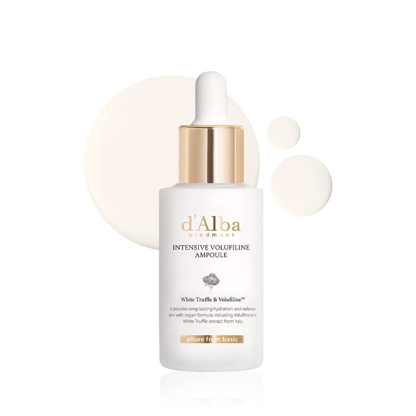 DAlba Piedmont White Truffle Intensive Volufiline Ampoule Milky Serum Skin Firming Volufiline 50000Ppm 1.01 Fl. Oz