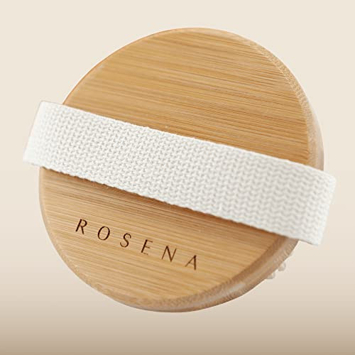 Rosena Dry Brushing Body Brush Best For Exfoliating Dry Skin Lymphatic Drainage