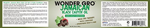 Wonder Gro Jamaican Black Castor Oil Hair Grease Styling Conditioner Great For Strengthening 12 Fl Oz