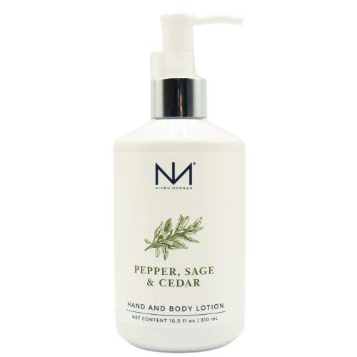 Niven Morgan Pepper Sage And Cedar Hand And Body Lotion 10.5 Fl Oz