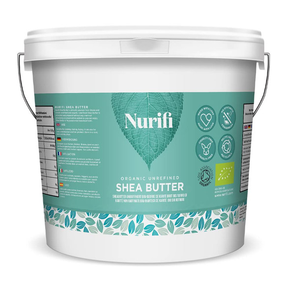Nurifi Unrefined Shea Butter 100% Unrefined Pure Raw and Natural African Shea 32 Oz