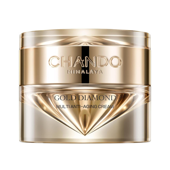 CHANDO HIMALAYA Gold Diamond Peptide enriched Multi Anti aging Cream Super Multi Corrective Firming Tightening Anti Wrinkle Moisturizing Cream