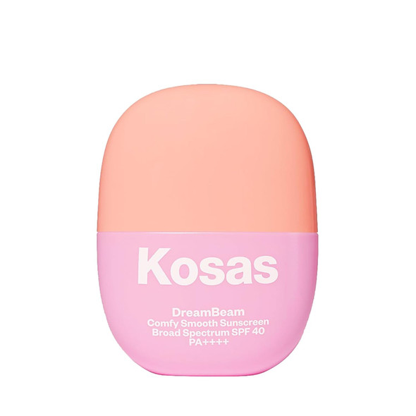 Kosas Mini DreamBeam SPF 40 Mineral Sunscreen for Face – Travel Size Makeup Prep & Sun Protection, 15 ml