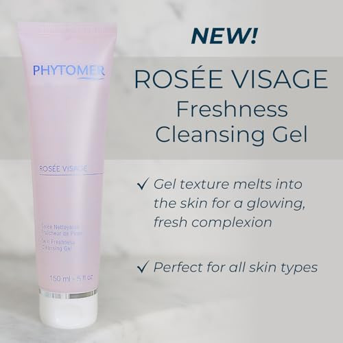 Phytomer Ros E Visage Face Cleansing Gel Daily Facial Cleanser and Makeup 250Ml