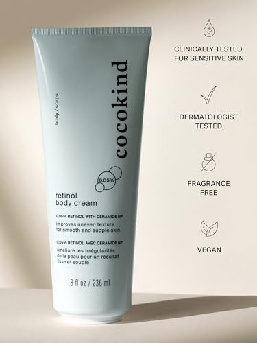 Cocokind Retinol Body Cream Youthful Body Skin Treatment For All Skin Types 8 Fl Oz