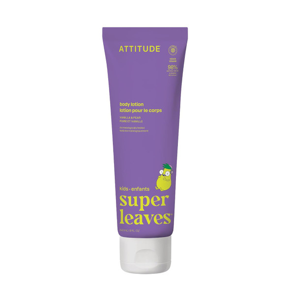 ATTITUDE Body Lotion for Kids EWG Verifed Moisturizer Dermatologically Tested Plant and Mineral Based Cream