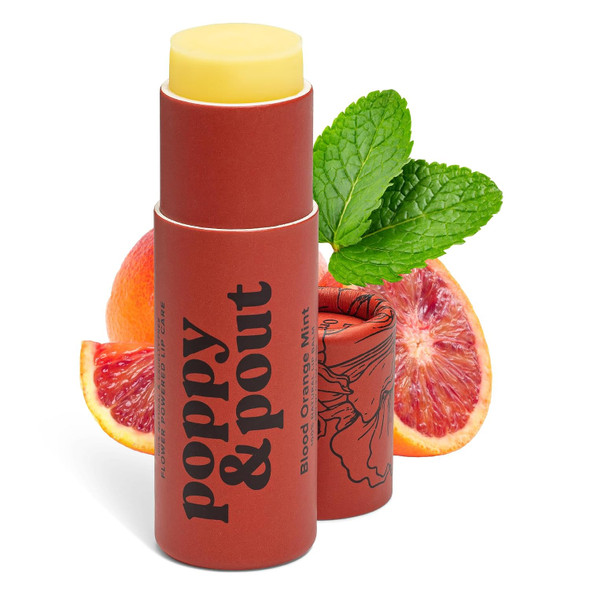 Poppy and  Pout  Jumbo Lip Balm  All Natural Lip Balms  and Moisturizers  Hydrates with Beeswax Vitamin E Organic Coconut Oil  Cruelty Free  Lip Balm in Recyclable Cardboard Tube