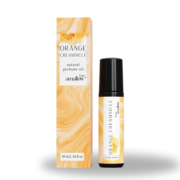 Amallow All Natural Non-Toxic Perfume Roller - Made With Pure and Organic Essential Oils