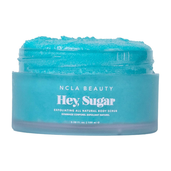 NCLA Beauty Hey Sugar All Natural Body Scrub - Moisturizing, Exfoliating Sugar Scrub - Notes of Neroli - Amalfi Coast - 3.38 oz