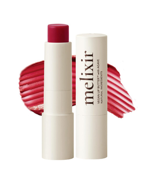 Melixir Vegan Lip Butter (12 Colors) Hydrating Tinted Lip Balm Stick  Bee Free Petrolatum Free Plant Based Moisturizes Dry and  Chapped Lips With Shea Butter Sheer Natural Finish