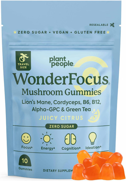 Plant People WonderFocus Mushroom Gummies