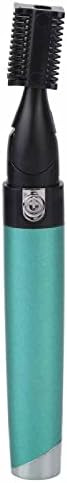 Yinhing Electric Eyebrow Trimmer,Portable Hair Remover Trimmer Painless Shaver Kit for Women Men Lips Armpit Leg Body,Battery Operated (Green)