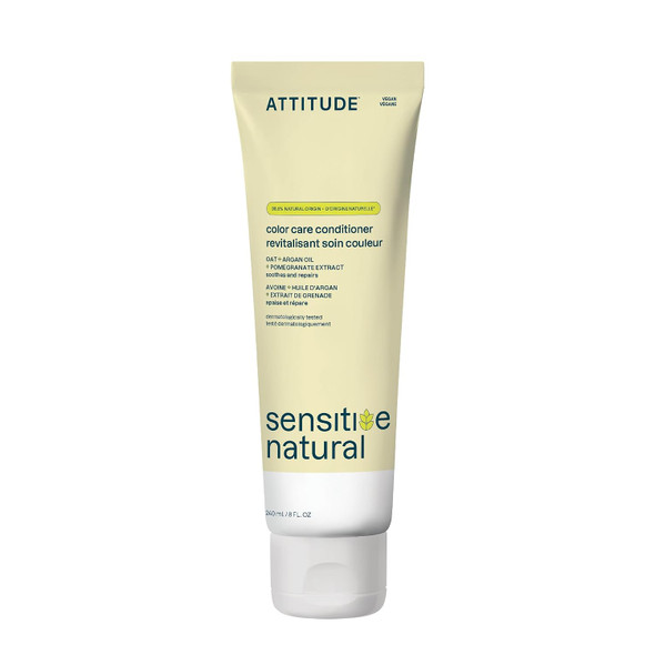 BIO SPECTRA ATTITUDE Hair Conditioner for Sensitive Dry Scalp Soothing Oat Protects Color Naturally Derived Ingredients Dermatologically Tested