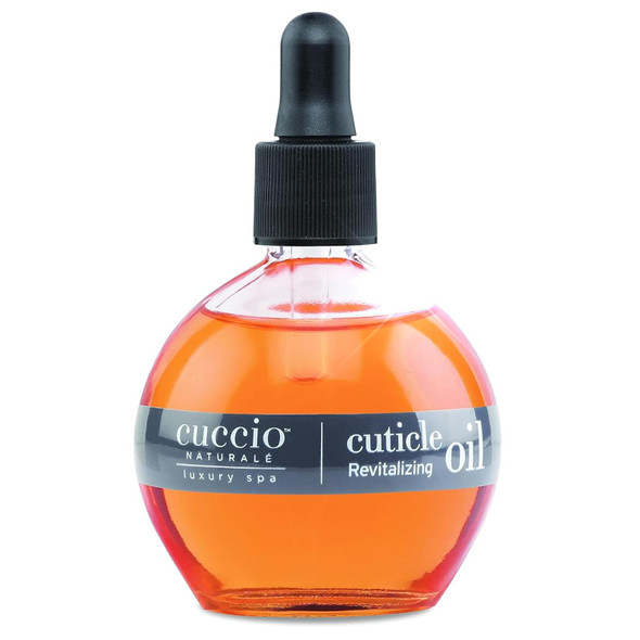 Cuccio Naturale Revitalizing Cuticle Oil, Lightweight Fast-Absorbing Hydrating Nail & Cuticle Conditioner, Cold-Pressed Oils + Vitamin E, 2.30 Fl Oz