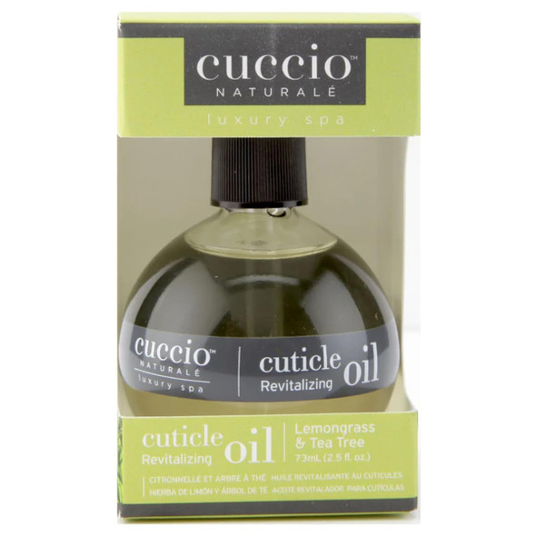 Cuccio Naturale Revitalizing Cuticle Oil, Lightweight Fast-Absorbing Hydrating Nail & Cuticle Conditioner, Cold-Pressed Oils + Vitamin E, 2.30 Fl Oz