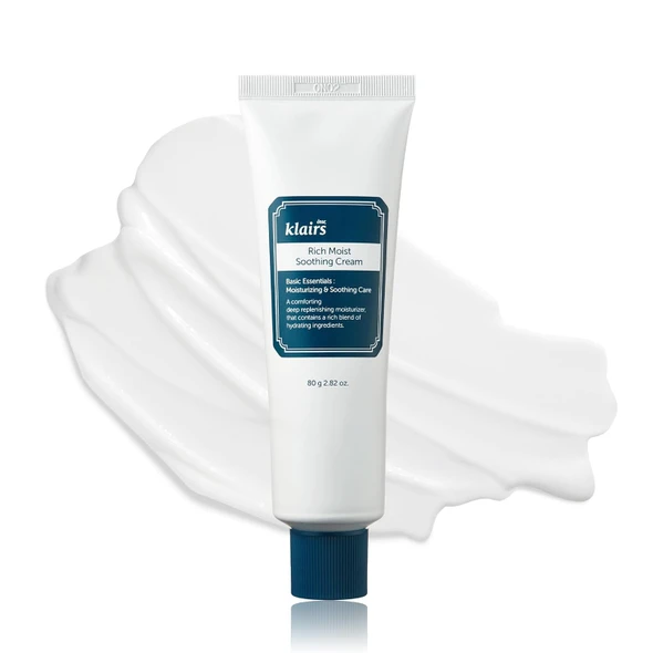 DearKlairs Rich Soothing Cream - Face Moisturizer for Dry Skin