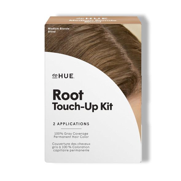 dpHUE Root Touch-Up Kit - Permanent Hair Color for Gray Coverage - Includes Two Applications - Paraben, SLS & SLES Sulfate Free - Leaping Bunny Certified