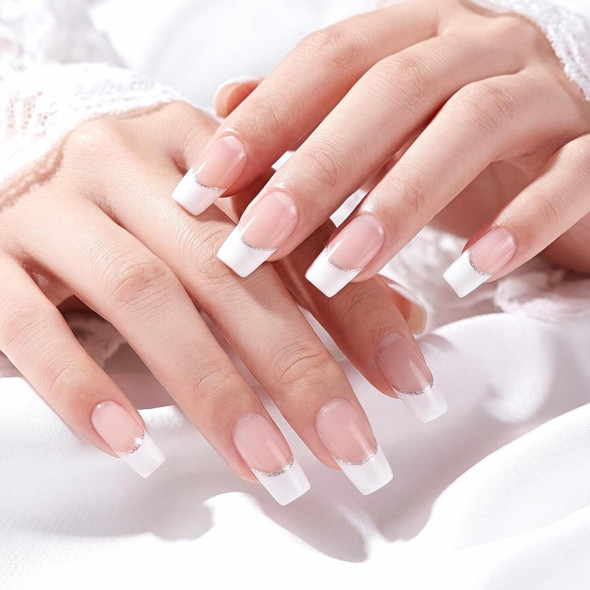 MelodySusie 30PCS Semi Cured Gel Nail Strips