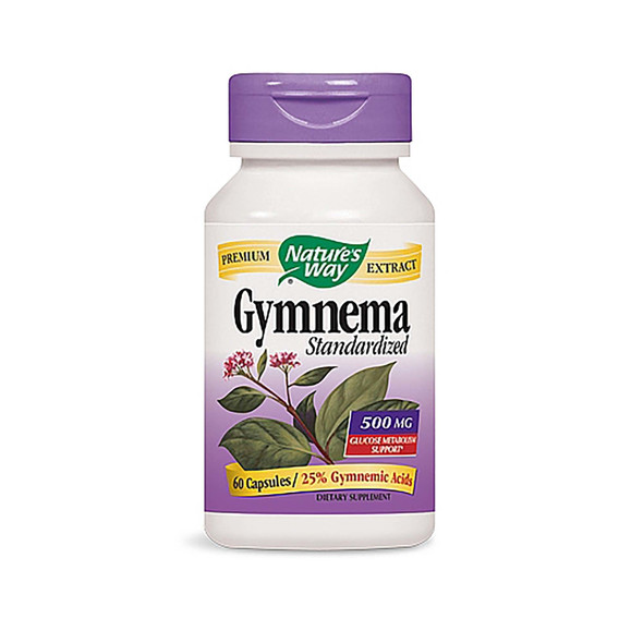 Natures Way Gymnema Standardized 60 Vegetarian capsule, 60 ct