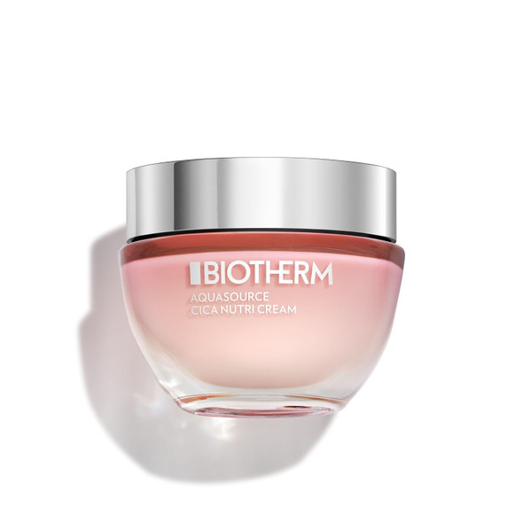 Biotherm Aquasource Cica Nutri Cream For Dry To Normal Skin Infused With Centella Asiatica And Biotech Plankton