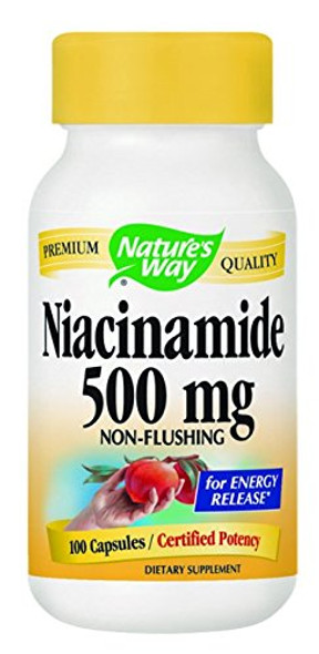 Nature'S Way, Niacinamide, 500 Mg, 100 Capsules
