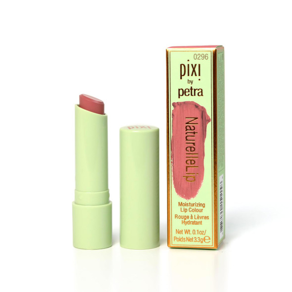 Pixi NaturelleLip | Hydrating Demi-Matte Lipstick with Sunflower Oil, Jojoba & Vitamin E | Natural Finish & Comfortable All-day Wear | 0.1 oz/3.4 g
