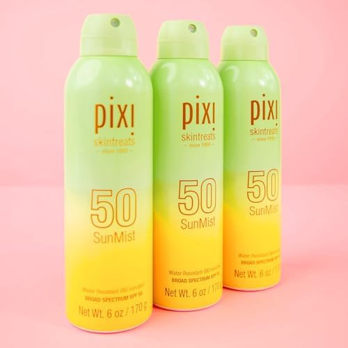 Pixi SkinTreats 50 SunMist Water Resistant SPF 50, 6 oz., Water Resistant