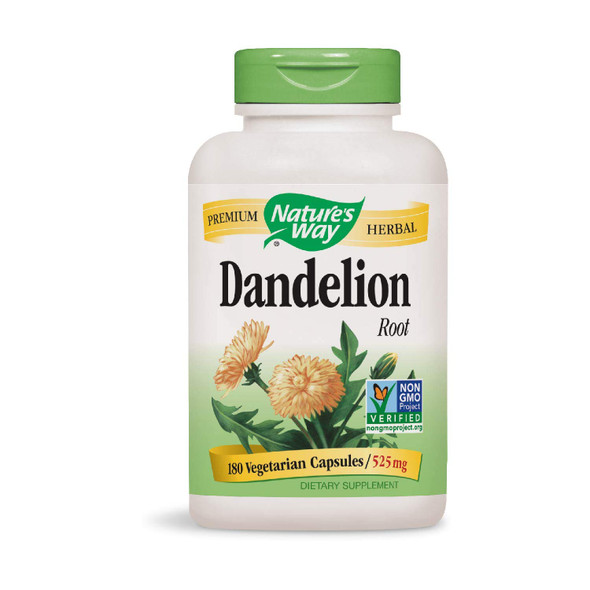 Nature's Way Dandelion Root,180 Vcaps (Pack of 2)