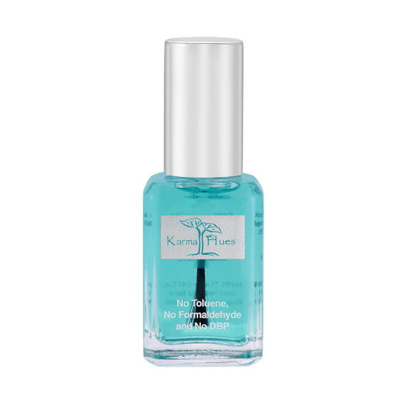 karma organic Deep Nutrition Nail Polish Strengthener - Nail Ridge Filler Base Coat Polish for Thin & Damaged Nails, Non-Toxic, Vegan & Cruelty Free