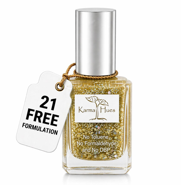 Karma Organic Natural Nail Polish-Non-Toxic Nail Art, Vegan and Cruelty-Free Nail Paint (Curtain Call)