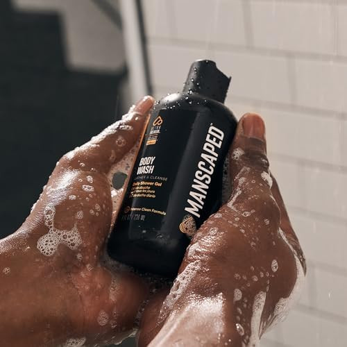 MANSCAPED® Men’s UltraPremium Refined® Body Wash, Luxurious Clean Formula Infused with Aloe Vera and Sea Salt, Refreshing and Nourishing Daily Shower Gel for Hydrating Skin, (8 oz)