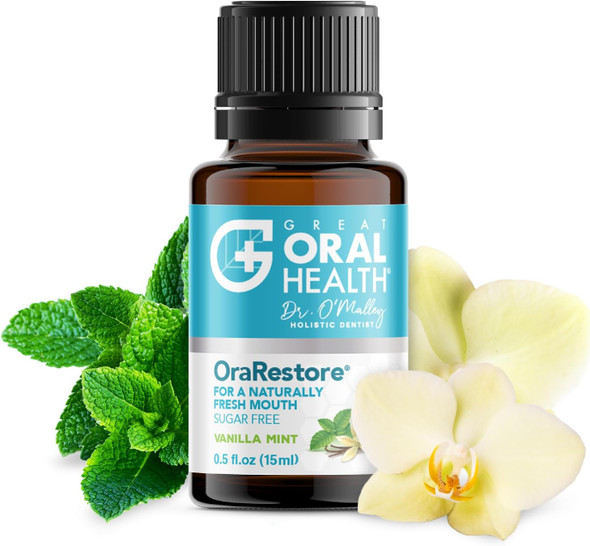 OraRestore Bad Breath Treatment for Adults Halitosis Dentist Formulated Oral Rinse Concentrate Tooth Oil Liquid Toothpaste Fresh Breath Mouthwash for Dry Mouth Oral Care Healthy Gums and  Teeth 15ml