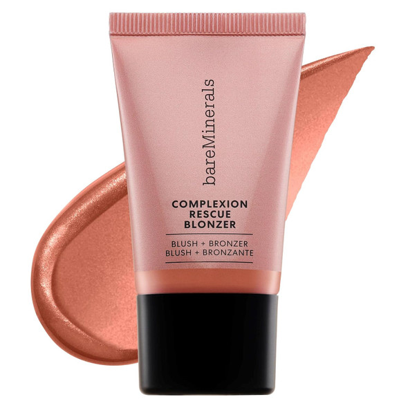 bareMinerals Complexion Rescue Liquid Blonzer, Blush & Bronzer Hybrid, Bronzer Blush for a Sun-Kissed Glow, Buildable Color, Gel-Cream, Dermatologist-Tested, Multi-tasking Skincare Infused Makeup