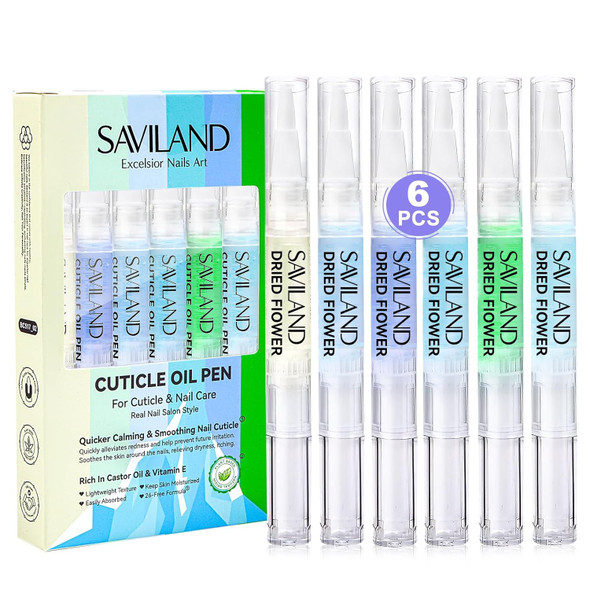 SAVILAND Cuticle Oil Vitamin Rosehip Nail Growth Oil Jojoba Mineral Nail Oil Plant based Cuticle Oil For Nails Ultra Nourishing Repairing