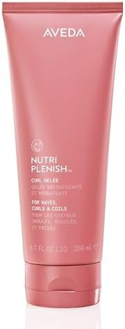 Aveda Nutriplenish Curl Gelée  Moisturizing Styling Gel for Medium to Thick Coily Curly Wavy Hair Reduces Frizz Elongates Curls and Coils
