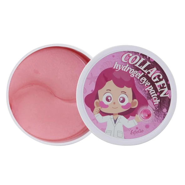 esfolio Hydrogel Eye Patch Hyaluronic 60 Patch – Under Eye Gel Patches for Puffiness and Tired Eyes – Soothing Cooling Care – Korean Skincare Eye Mask – Lightweight Hydration