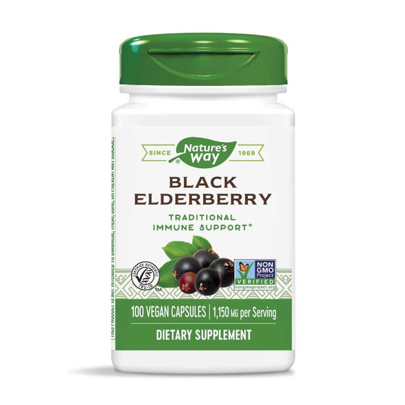 Nature's Way Elderberry, 100 Cap, (Pack of 2)