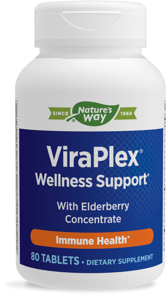 Natures Way ViraPlex Wellness Support, Immune Health*, 80 Tablets