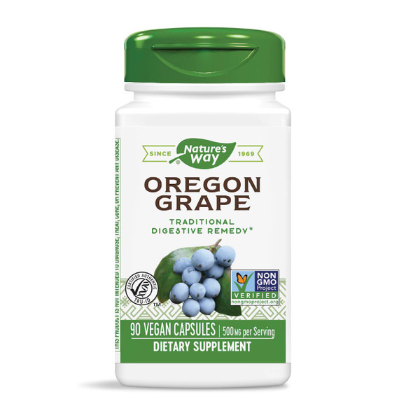 Nature's Way Oregon Grape Root 500 mg, 90 VCaps
