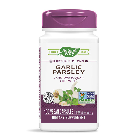 Nature's Way Garlic Parsley, 1,090 mg per serving, 100 Capsules