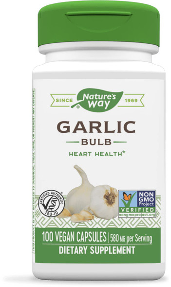 Nature's Way Garlic Bulb, 580mg, 100 Capsule