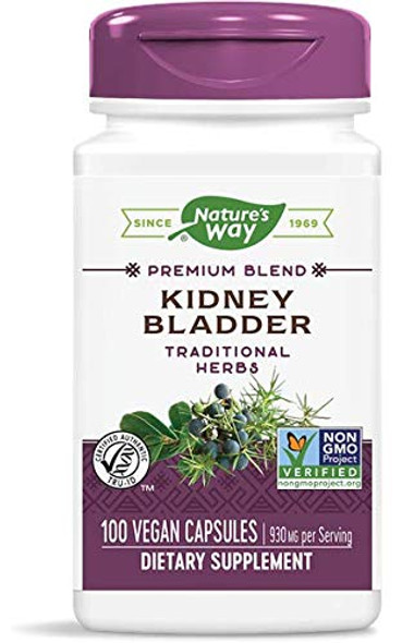 Natures Way Kidney Bladder Capsule, 465 Mg - 100 per pack - 3 packs per case.