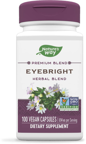 Nature's Way Eyebright Blend, 916 mg per serving, 100 Vcaps
