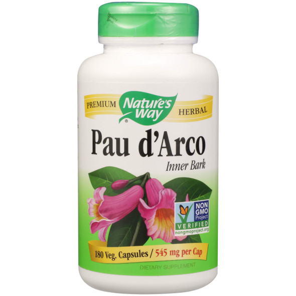 Nature's Way - Pau D'Arco Inner Bark, 545 mg, 180 capsules