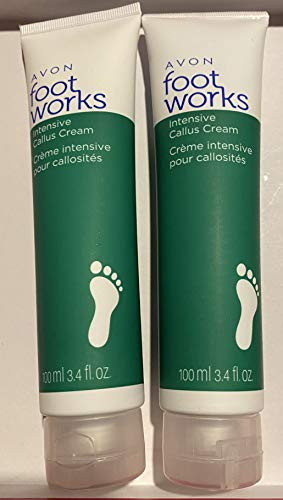 Avon Peppermint Foot Works Intensive Callus Cream All Skin Tones 3.4 Fl Oz 2Pack