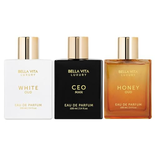 Bella Vita Luxury Bellavita Luxurys Signature Trio3X100Ml Perfumesceo Man Honey Oud And White Oudperfume For Alllong Lasting Fragranceeau De Parfum