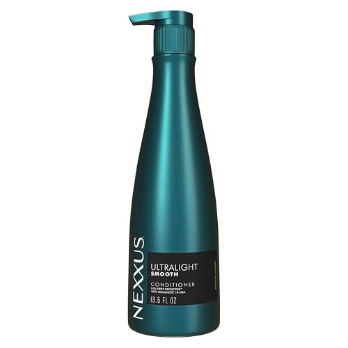 Nexxus Ultralight Smooth Smoothing Conditioner And Frizzy Hair For Dry Hair Powered By Frizz Deflector Technology With Biomimetic 18Mea 13.5 Oz