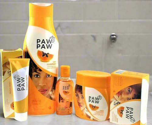 Uniqus Paw Paw Set Lotion Tube Cream Jar Creaml Oil And Soap