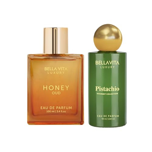 Bella Vita Luxury Duo Desir E 2X100 Ml Perfume Setpistachio And Honey Oudluxury Unisex Perfume For Men And Womenlong Lasting Fruity Floral Sweet Spicy And Woody Notes